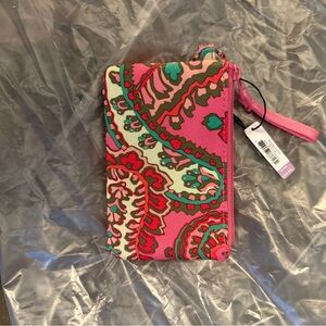 Pink Paisley Pattern coin purse